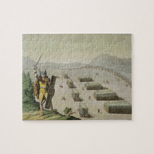 Ancient Celts or Gauls in Battle, c.1800-18 (colou Jigsaw Puzzle