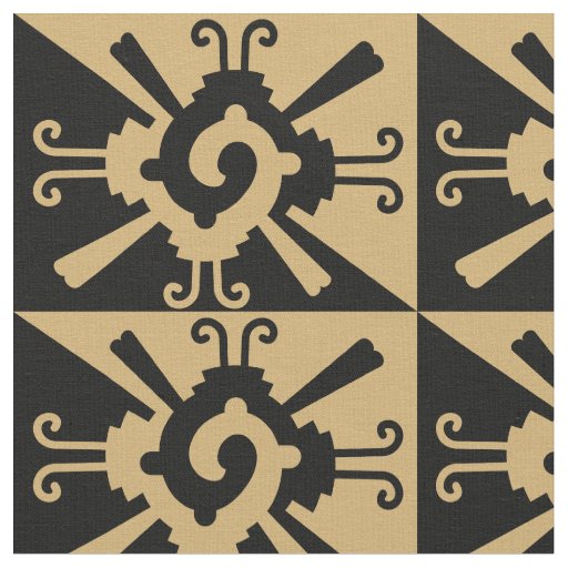 Ancient Central American Design Pattern Fabric