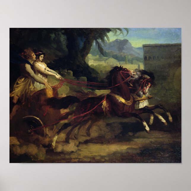 Ancient Chariot Race Poster (Front)