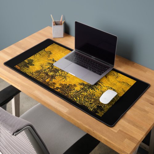 Ancient Chinese Landscape Desk Mat