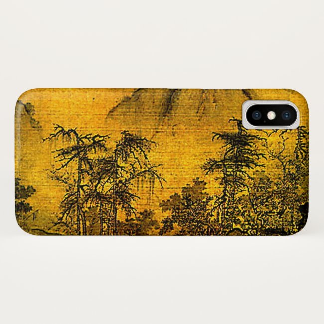 Ancient Chinese Landscape iPhone X Case