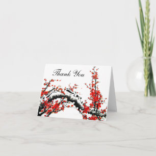 Ancient Chinese Plum Tree Note Card