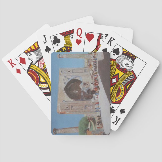 Ancient City of Samarkand (by Vasily Vereshchagin) Poker Cards (Back)