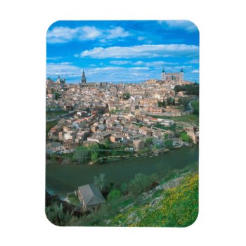 Ancient City Of Toledo  Spain. Magnet by takemeaway at Zazzle