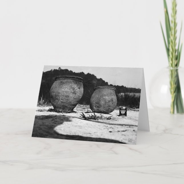 Ancient Clay Pots, southern Mexico Card (Front)