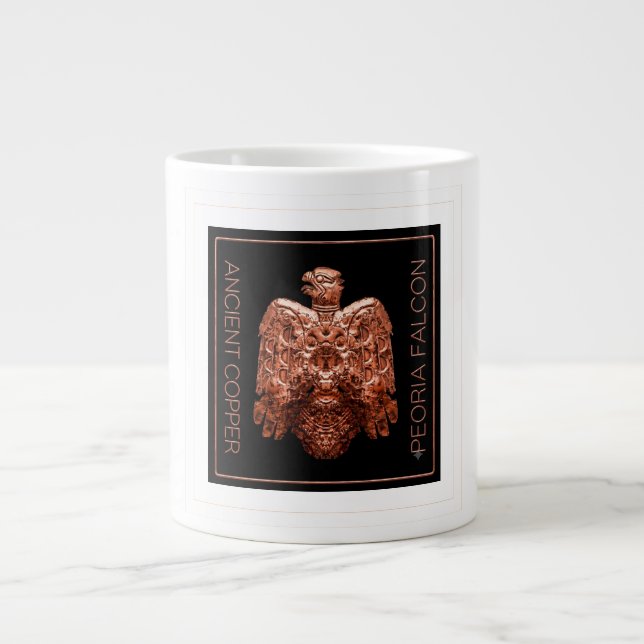 Ancient Copper Peoria Falcon Restored coffee mug (Front)