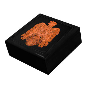 ANCIENT COPPER PEORIA FALCON RESTORED GIFT BOX
