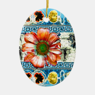 Ancient Dance Ceramic Ornament