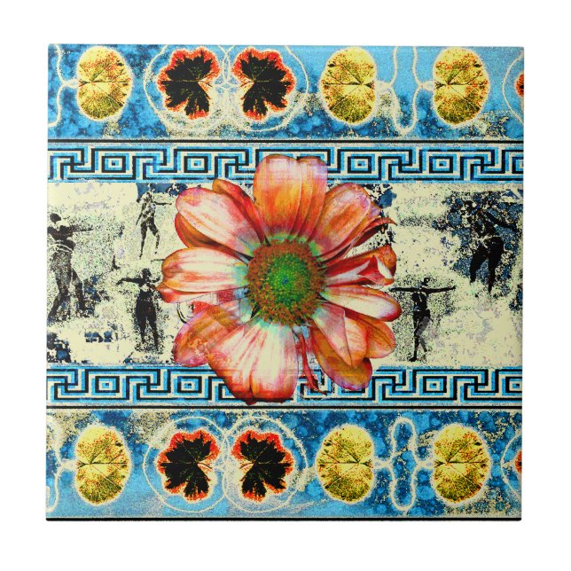 Ancient Dance Ceramic Tile (Front)