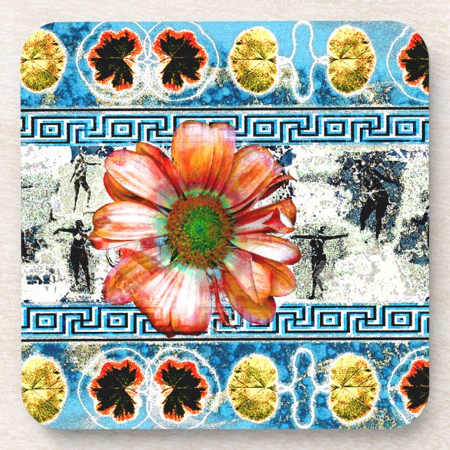 Ancient Dance Drink Coaster (Front)