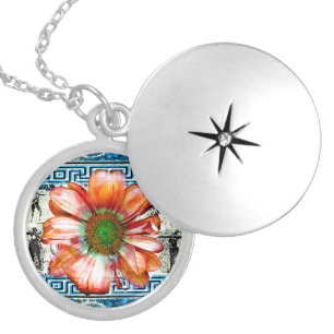 Ancient Dance Locket Necklace