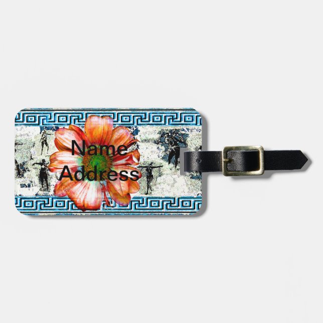 Ancient Dance Luggage Tag (Front Horizontal)