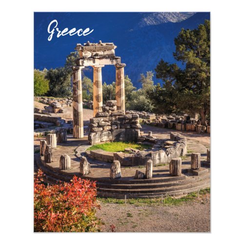 Ancient Delphi Greece Photo Print