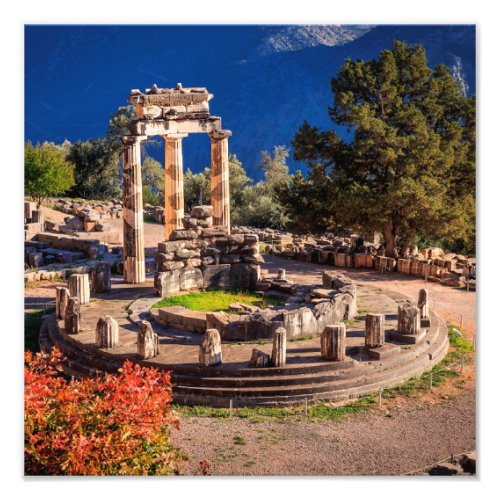 Ancient Delphi Greece Photo Print