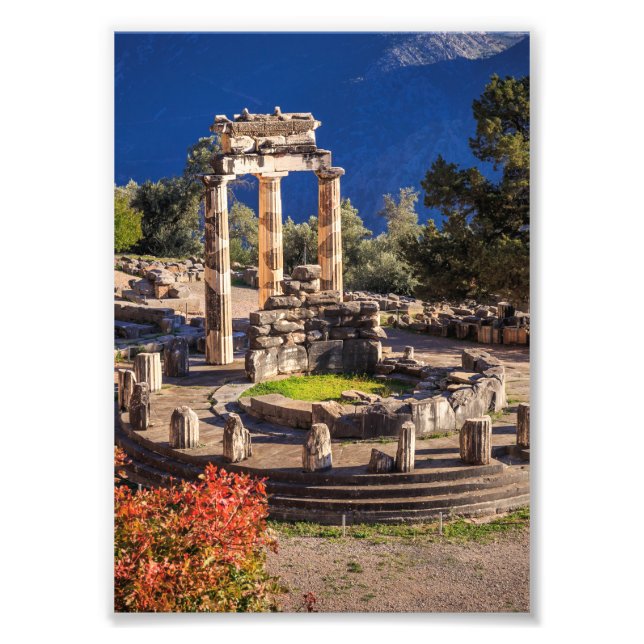 Ancient Delphi Greece Photo Print – Classical Ruin (Front)