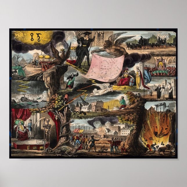 Ancient Depiction of Apocalypse Poster (Front)