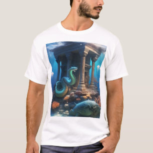 🌊 Ancient Depths Awakening 🐚✨ T-Shirt