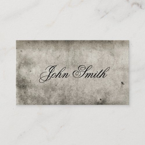 Ancient Distressed Parchment Business Card