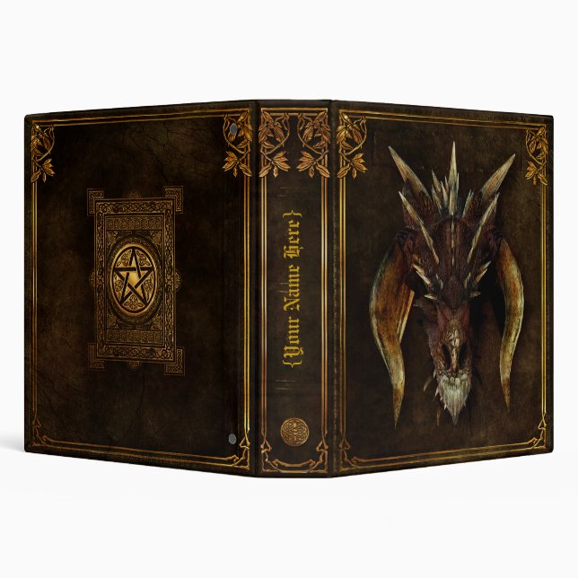 Ancient Dragon 3 Ring Binder (Background)