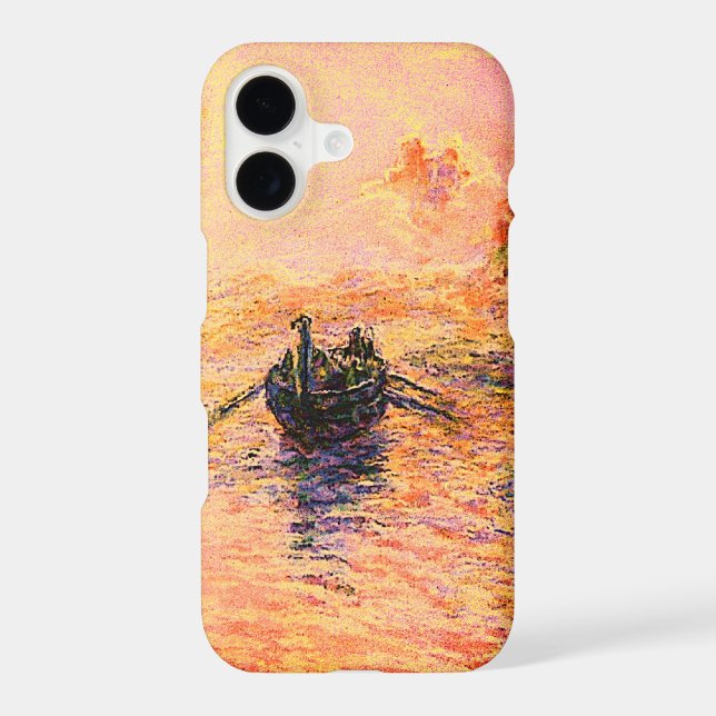Ancient Dream Rowing Boat Iphone Case (Back)