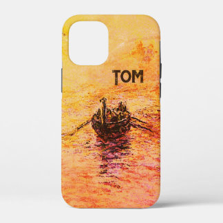 Ancient Dream Rowing Boat & Name iPhone 12 Mini Case