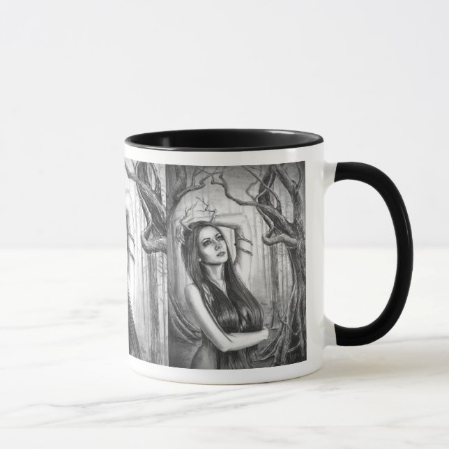 Ancient Dryad Mug Goddess Mug Forest Spirit (Right)