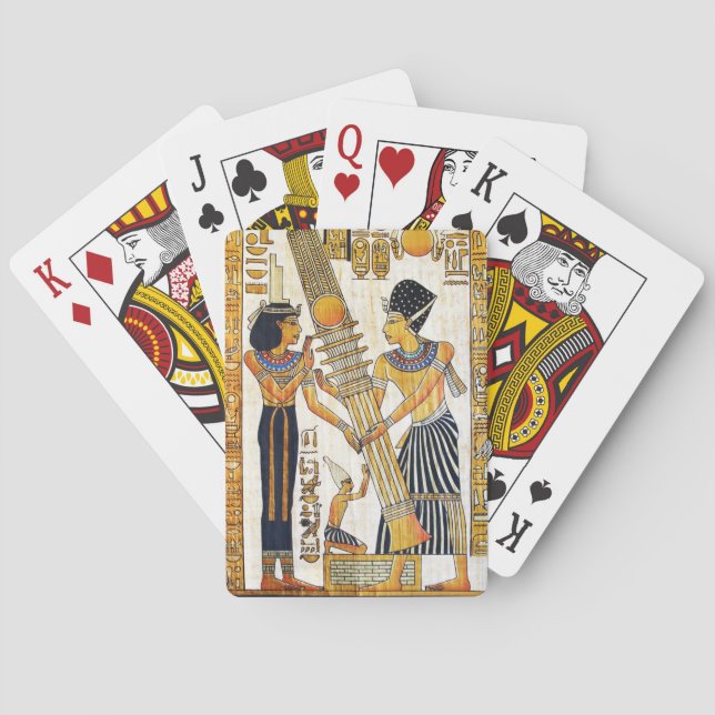 Ancient Egypt 1 Poker Cards (Back)