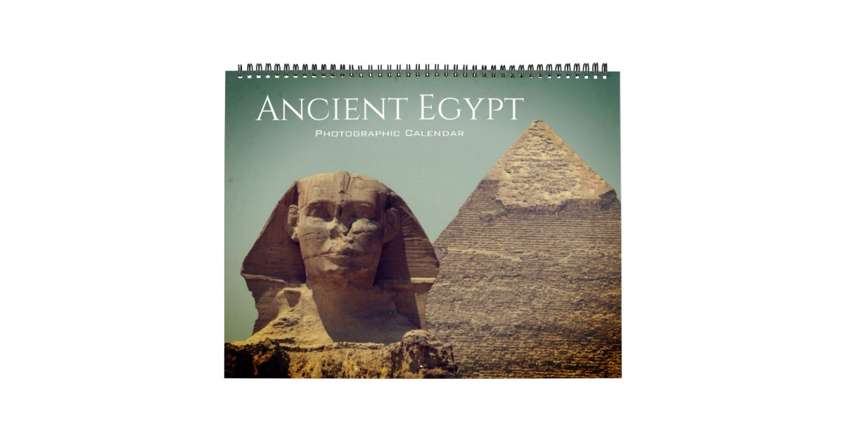 ancient egypt 2025 large calendar Zazzle