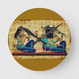 Ancient Egypt 6 Round Clock