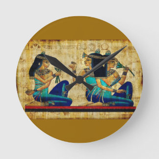 Ancient Egypt 6 Round Clock