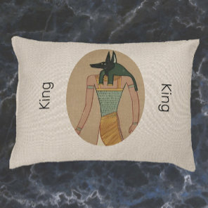 Ancient Egypt Anubis Beige Tan  Pet Bed