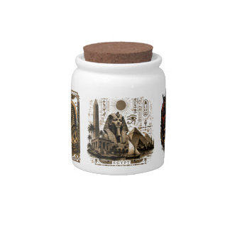 Ancient Egypt Anubis Pharaoh Egyptian Art Candy Ja Jar