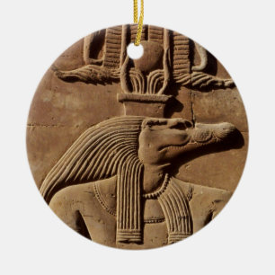 Ancient Egypt Art: Sobek Hieroglyphics Ornament