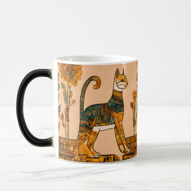 Ancient egypt cat  color morph mug  (Left)