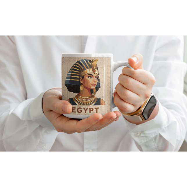 Ancient Egypt Colorful Queen Pharaohs mug (Creator Uploaded)