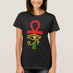 Ancient Egypt Egyptian Ankh Eye Of Horus Kemetic T-Shirt