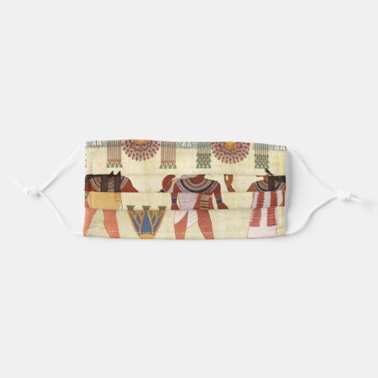 Ancient Egypt Egyptian Art Design Adult Cloth Face Mask (Front, Folded)