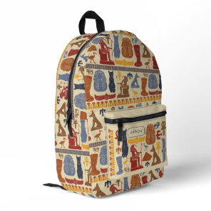 Ancient Egypt Egyptian Graphics Collage Printed Backpack