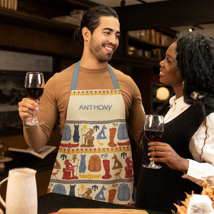 Ancient Egypt Egyptian Graphics Themed Apron