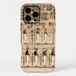 Ancient Egypt Egyptian Hieroglyphs On Papyrus iPhone 16 Pro Max Case