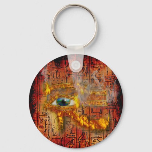 Ancient Egypt Eye of Horus Wadjet Keychain