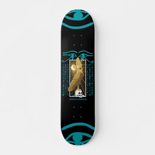 Ancient Egypt Falcon God Horus Skateboard