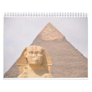 Ancient Egypt Giza Pyramid Sphinx Vacation Travel Calendar
