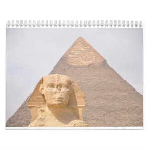 Ancient Egypt Great Pyramid Sphinx Giza Pharoah Calendar