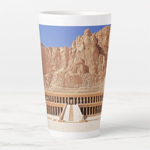 Ancient Egypt Hatshepsut Deir Bahri Temple Luxor Latte Mug