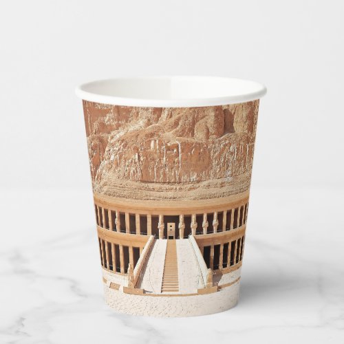 Ancient Egypt Hatshepsut Deir Bahri Temple Luxor Paper Cups