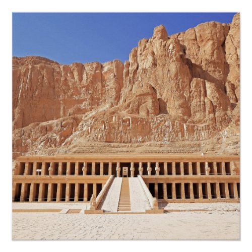 Ancient Egypt Hatshepsut Deir Bahri Temple Luxor Poster