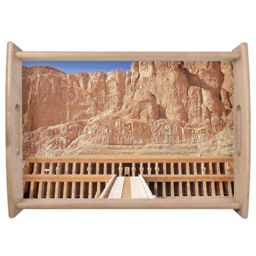 Ancient Egypt Hatshepsut Deir Bahri Temple Luxor Serving Tray