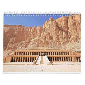 Ancient Egypt Hatshepsut Deir el-Bahari Landscape Calendar