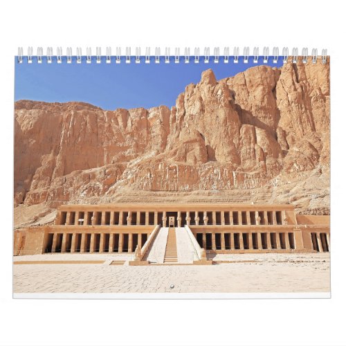 Ancient Egypt Hatshepsut Deir el_Bahari Landscape Calendar